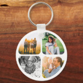 Ihre 4 Fotos Schlüsselanhänger (Vorderseite)