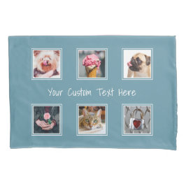 Ihre 6 FOTOS, TEXT & FARBKissen Kissenbezug