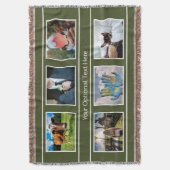 IHRE 6 FOTOS & TEXT werfen eine Decke (Vorderseite Vertikal)