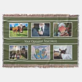 IHRE 6 FOTOS & TEXT werfen eine Decke