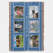 IHRE 6 FOTOS & TEXT werfen eine Decke (Vorderseite Vertikal)