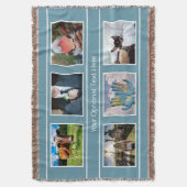 IHRE 6 FOTOS & TEXT werfen eine Decke (Vorderseite Vertikal)