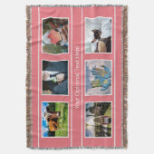 IHRE 6 FOTOS & TEXT werfen eine Decke (Vorderseite Vertikal)