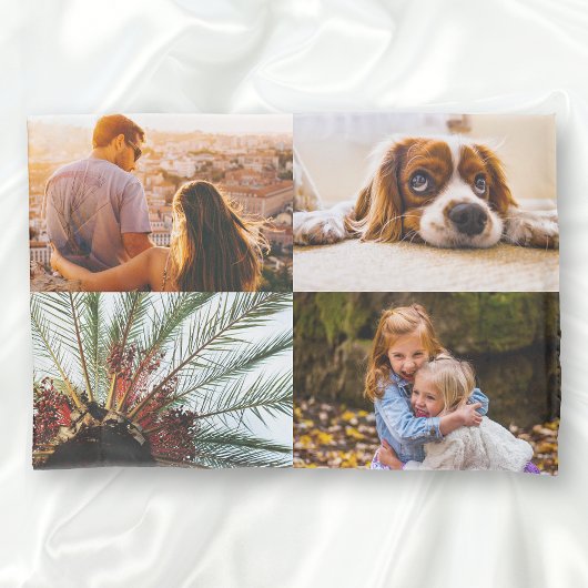 Ihre 8-Foto-Pillowcase-Vorlage Kissenbezug