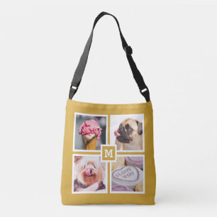 IHRE 8 FOTO- u. MONOGRAMM-Taschen Tragetaschen Mit Langen Trägern