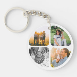 Ihre 8 Fotos doppelseitig Acrylglas-Schlüsselanhän Schlüsselanhänger