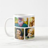 Ihre 8 Fotos gerundete Template-Tasse Kaffeetasse (Links)