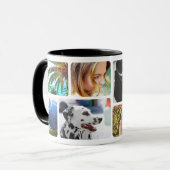 Ihre 8 Fotos Rounded Template Coated Tasse (Vorderseite Links)