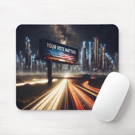 Ihre Abstimmung zählt Billboard Mousepad (Mit Mouse)