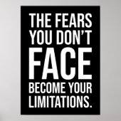 Ihre Ängste werden Grenzen, Fitness, Hektik, Erfol Poster (Vorne)