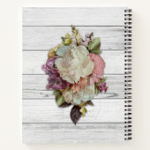 Ihre Anmut ist ausreichend mit Blume auf Holz Notizblock (Rückseite)