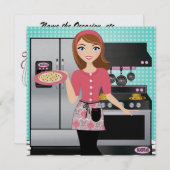 Ihre Anwesenheit ist erbeten Einladung (Vorne/Hinten)