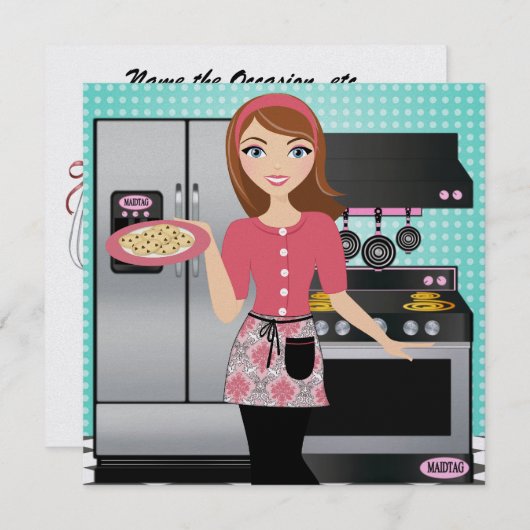 Ihre Anwesenheit ist erbeten Einladung (Vorne/Hinten)