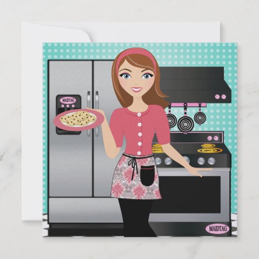 Ihre Anwesenheit ist erbeten Einladung (Vorderseite)