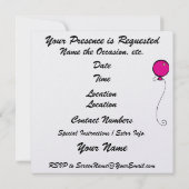 Ihre Anwesenheit ist gefragt! - SRF Einladung (Rückseite)