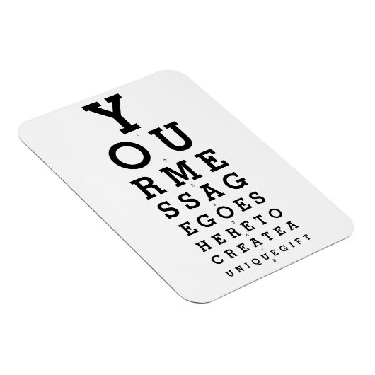 Ihre Anzeige-Optimiker-Spaß Magnet (Rechte Seite)