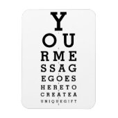 Ihre Anzeige-Optimiker-Spaß Magnet (Vertikal)