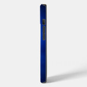 Ihre Ära – Blue Glow Aesthetic Hülle für iPhone (Rückseite / Links)