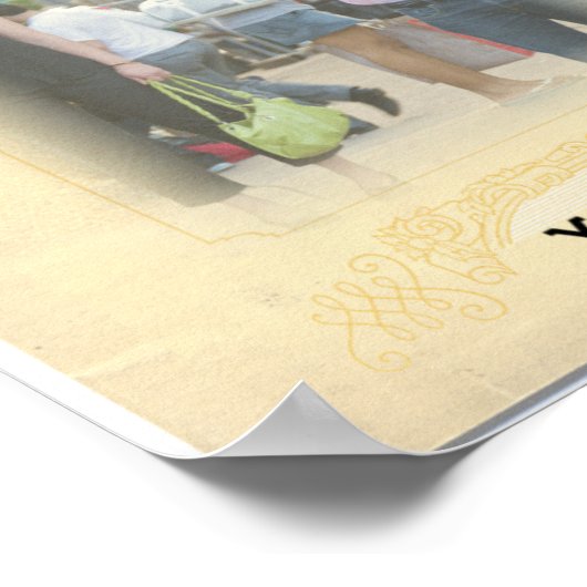 Ihre Aufmerksamkeit Poster (Ecke)