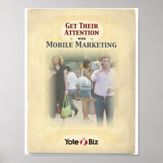 Ihre Aufmerksamkeit Poster