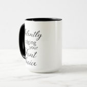 Ihre auserlesene Kaffee-Tasse des Schriftartes Tasse (Vorderseite Links)