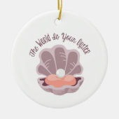 Ihre Auster Keramik Ornament (Vorne)