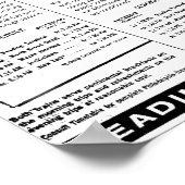 Ihre Auswahl an Zügen nach New York Poster (Ecke)