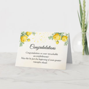 Ihre bemerkenswerten Leistungen feiern Karte