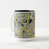 Ihre benutzerdefinierte 15 oz Zwei-Tonen-Tasse Zweifarbige Tasse (Vorderseite Links)