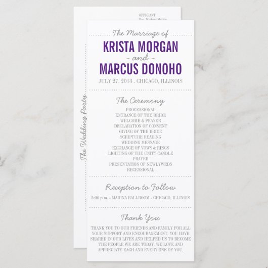 Ihre benutzerdefinierte 4" x 9"-Rackkarte Programm (Vorne/Hinten)