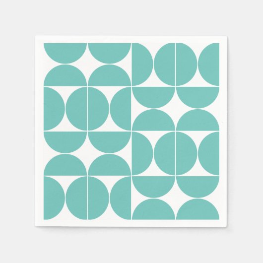 Ihre benutzerdefinierte Farbe, Mod-Halbkreise Serviette (Vorderseite)