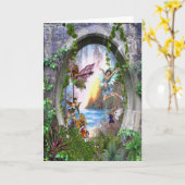 Ihre benutzerdefinierte Grußkarte Karte (Gelbe Blume)