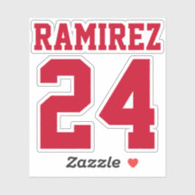 Ihre benutzerdefinierte Jersey-Nummer und Ihr Name