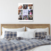 Ihre benutzerdefinierte Monogram-Wrapped Canvas Ca Leinwanddruck (Insitu (Schlafzimmer))