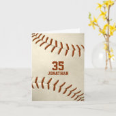 Ihre benutzerdefinierte Nachricht einfache Basebal Karte (Gelbe Blume)