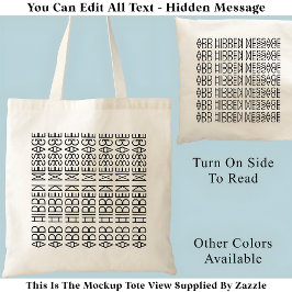 Ihre benutzerdefinierte versteckte Meldung 149B Ne Tragetasche