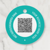 Ihre benutzerdefinierten QR-Code-Geschenktasten Fa Geschenkanhänger (Rückseite)