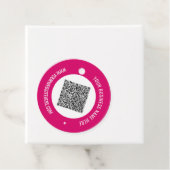 Ihre benutzerdefinierten QR-Code-Geschenktasten Fa Geschenkanhänger (Beispiel)