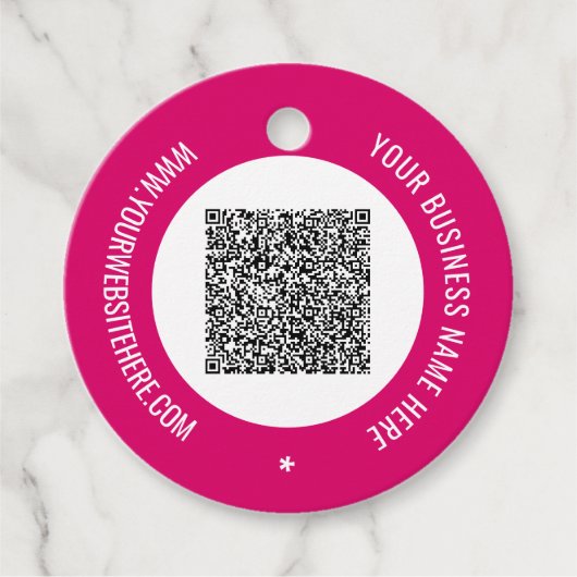 Ihre benutzerdefinierten QR-Code-Geschenktasten Fa Geschenkanhänger (Vorderseite)