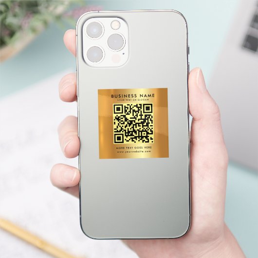 Ihre benutzerdefinierten QR-Code-Logo-Template-Imi Aufkleber (Telefon)