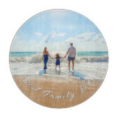 Ihre beste Familie für Foto-Schneidebrett und Text Schneidebrett (Vorderseite)