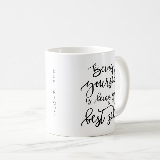 Ihre beste, selbst-rustikale Tasse mit Handschrift (VorderseiteRechts)