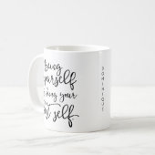 Ihre beste, selbst-rustikale Tasse mit Handschrift (Vorderseite Links)