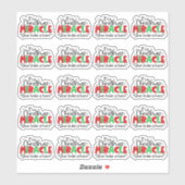 Ihre Bestellung ist hier Weihnachten Wunderwerk Ni Aufkleber (Blatt)