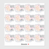 Ihre Bestellung machte mich zu einem Niedlichen Sc Aufkleber (Blatt)