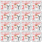 Ihre Bestellung machte mich zu einem Sprung für di Aufkleber (Vorderseite)