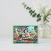 Ihre bezaubernde Serie Visitenkarte (Stehend Vorderseite)