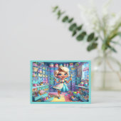 Ihre bezaubernde Serie Visitenkarte (Stehend Vorderseite)