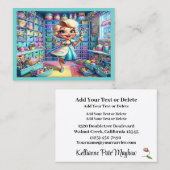 Ihre bezaubernde Serie Visitenkarte (Vorne/Hinten)