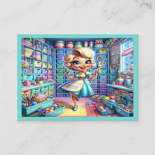 Ihre bezaubernde Serie Visitenkarte (Vorderseite)